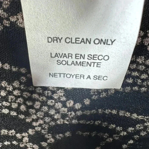 VTG Stonebridge Set Maxi Dress L Blazer Top XL Black Giraffe Tribal Animal Print - Picture 13 of 16